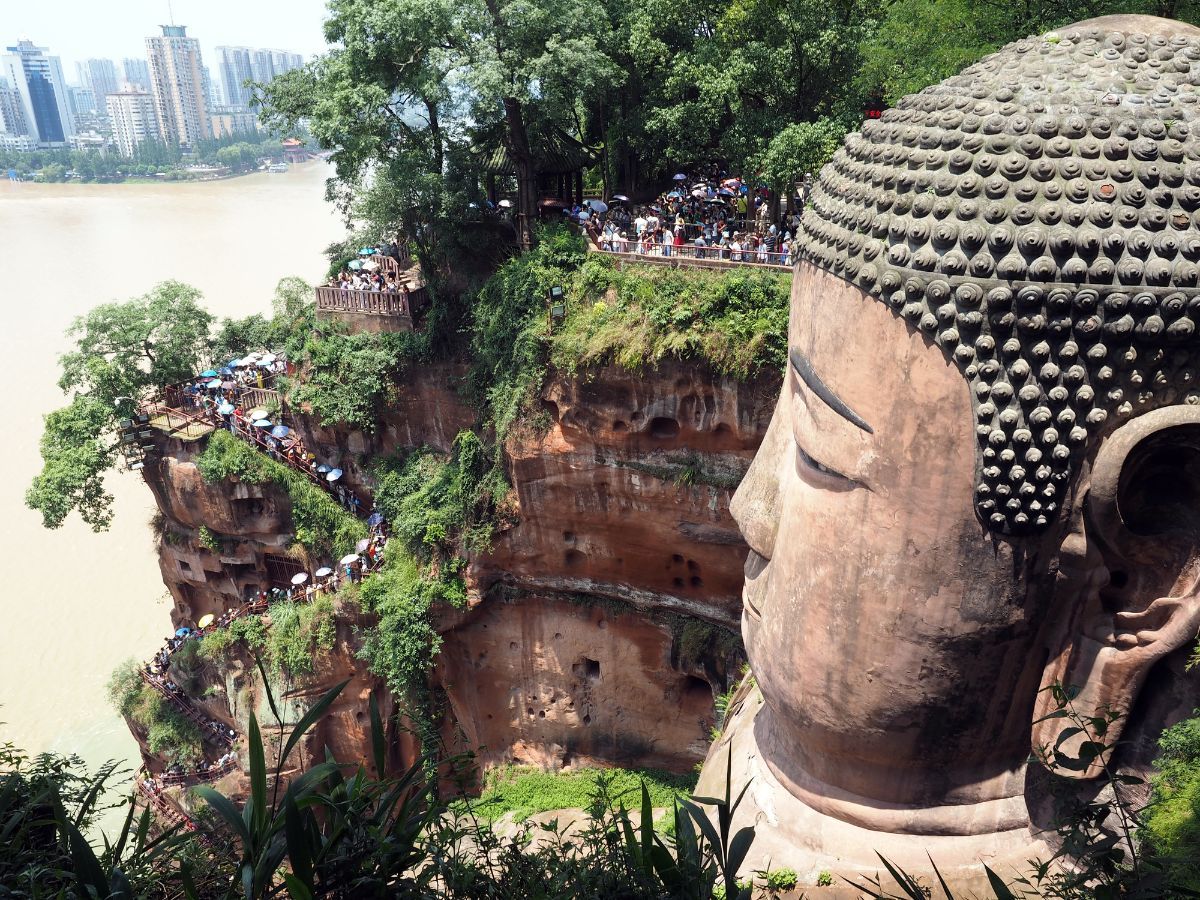 The Leshan Giant Buddha of Mount Emei draws worldwide attention.